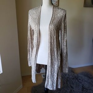 Beautiful tan knit cardigan